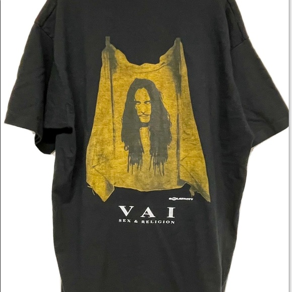 Vtg 1993 Steve Vai Sex & Religion t shirt XL - Picture 3 of 9
